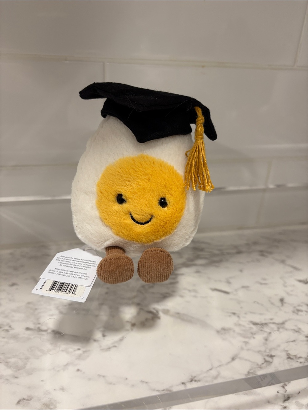 Jellycat Graduation Hard Boiled Egg